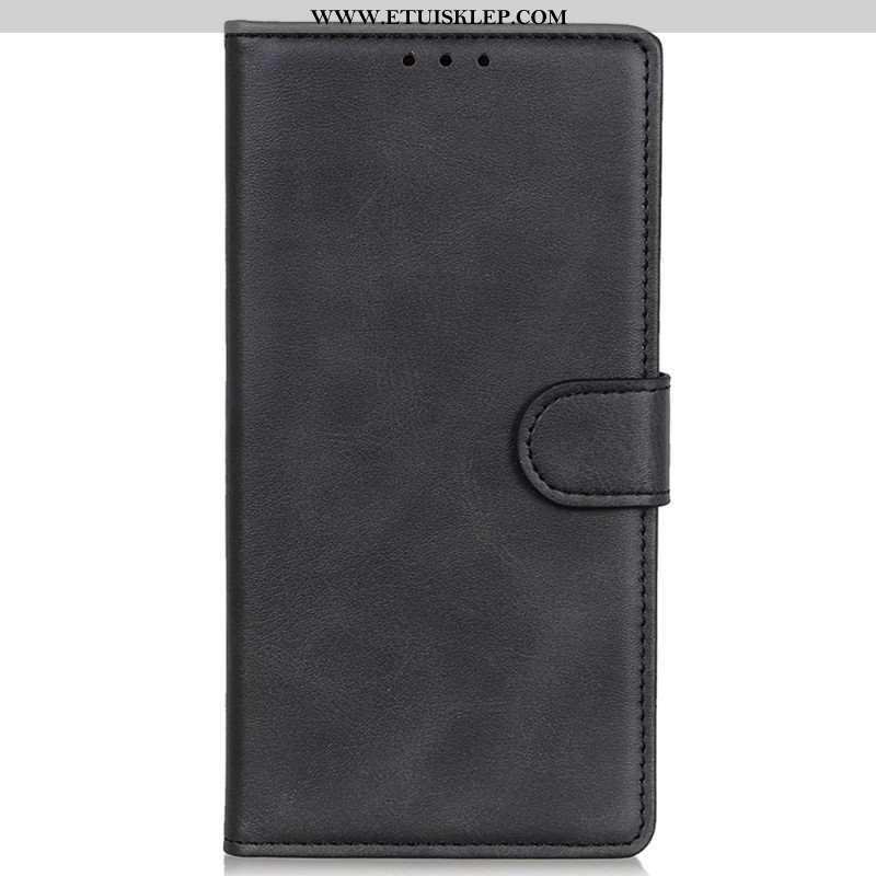 Etui Folio do Samsung Galaxy M13 Matowa Sztuczna Skóra